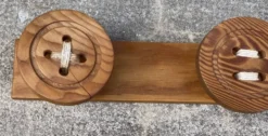Portemanteau vintage 1980 à 3 patères 