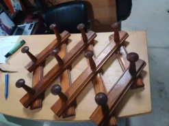 Porte manteaux accordéon vintage