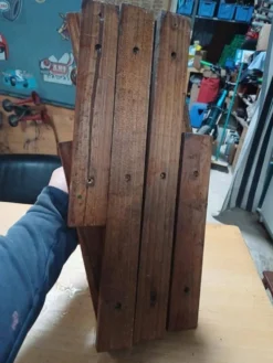 Porte manteaux accordéon vintage
