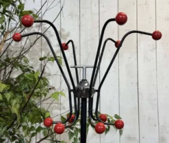 Porte manteaux anglais des années 1970 en métal chromé