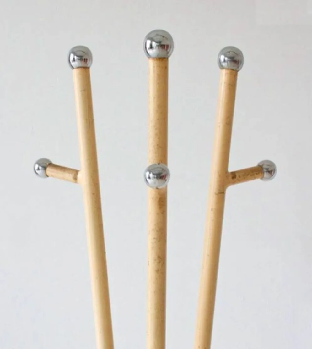 Porte-manteaux Art déco Bauhaus, Guillot 1930 pour Thonet N°B132