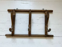 Porte manteaux bambou vintage