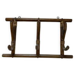 Porte manteaux bambou vintage