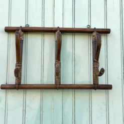Porte manteaux bambou vintage