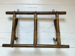 Porte manteaux bambou vintage