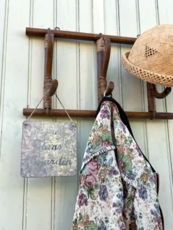 Porte manteaux bambou vintage