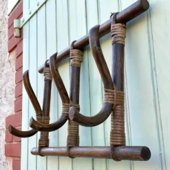 Porte manteaux bambou vintage