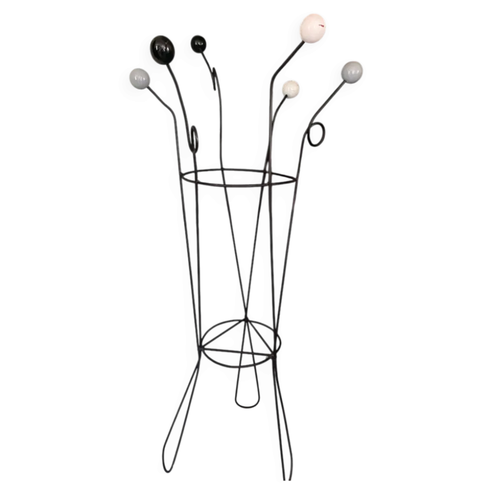 Porte-manteaux boules 1960