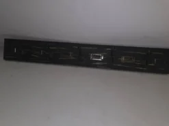 Porte manteaux d'écolier avec étiquettes en bois patiné noir 0