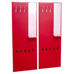 Portemanteaux des années 60 par Drevokov, Tchécoslovaquie, ensemble de 2