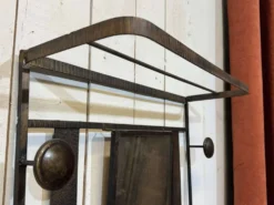Porte manteaux de style art déco en fer des années 1960