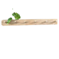 porte manteaux en bois naturel dans le style campagne brutaliste