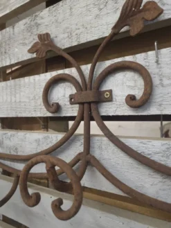 Porte manteaux en fer forgé 5 patères