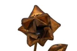 porte-manteaux en métal doré des années 1950 France