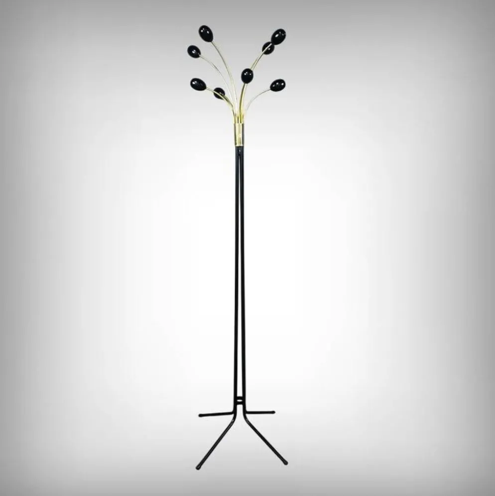 Porte-Manteaux en Métal Laqué, Design Italien – 1960