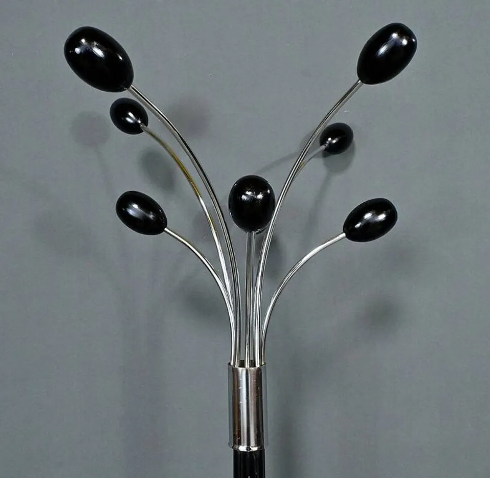 Porte-manteaux en métal laqué, design italien – 1960