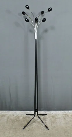 Porte-manteaux en métal laqué, design italien – 1960