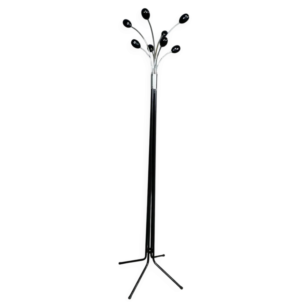 Porte-manteaux en métal laqué, design italien – 1960