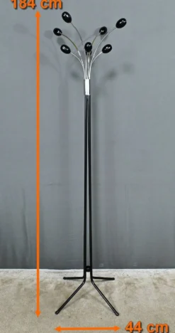 Porte-manteaux en métal laqué, design italien – 1960