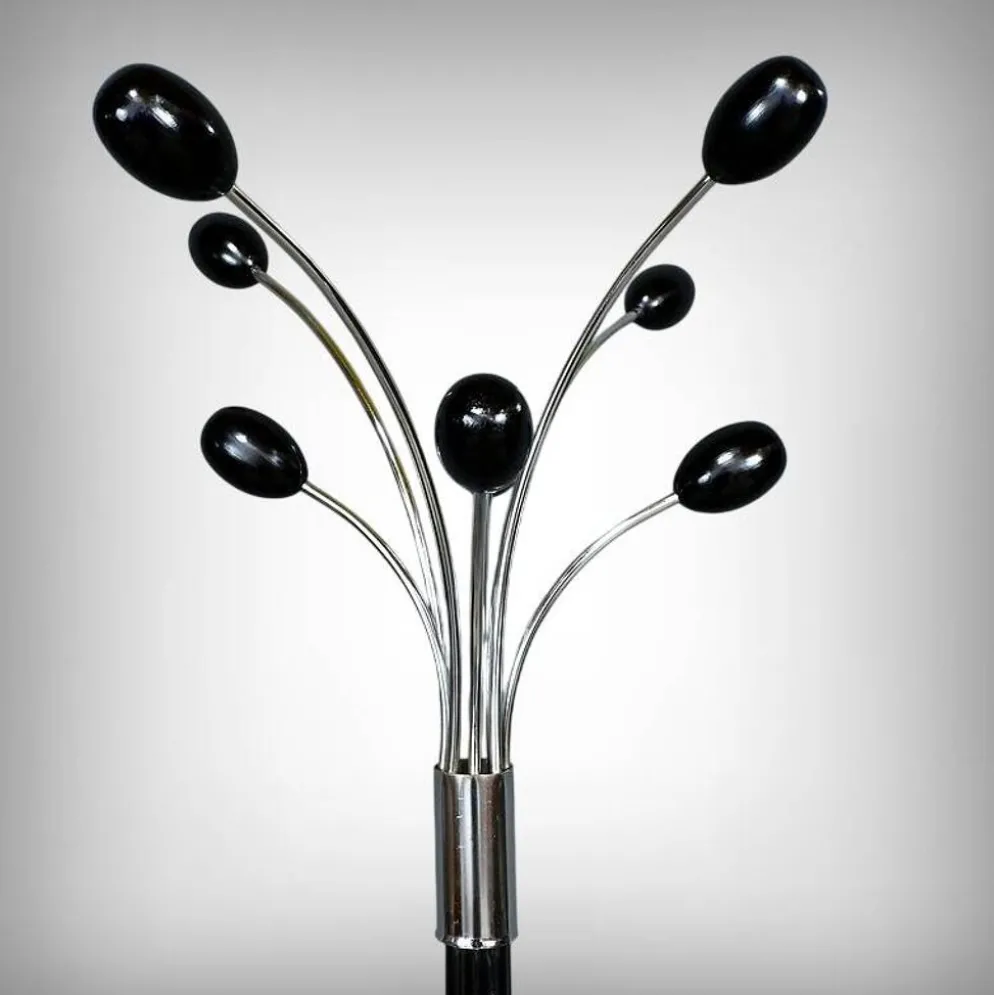 Porte-manteaux en métal laqué, design italien – 1960