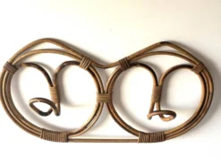 Porte manteaux en rotin Francisco Albini 1960