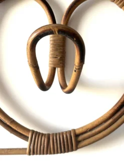 Porte manteaux en rotin Francisco Albini 1960