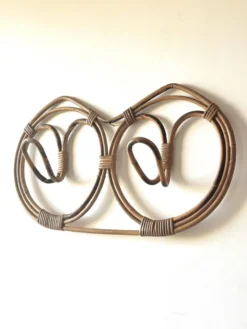 Porte manteaux en rotin Francisco Albini 1960