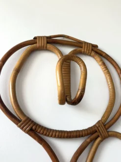 Porte manteaux en rotin Franco Albini 1960