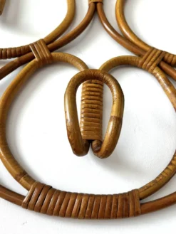 Porte manteaux en rotin Franco Albini 1960