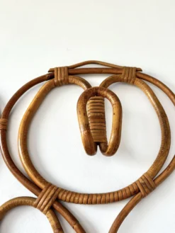 Porte manteaux en rotin Franco Albini 1960