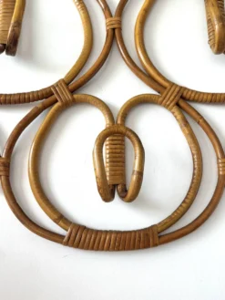 Porte manteaux en rotin Franco Albini 1960