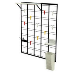 Porte-manteau XL par Tjerk Reijenga pour Pilastro, années 1950, Les Pays-Bas