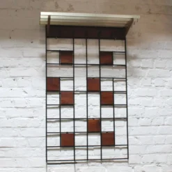 Porte-manteaux mural moderniste 1960s