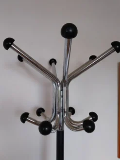 Porte Manteaux perroquet chrome 12 patères