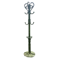 Porte-manteaux perroquet en rotin vert