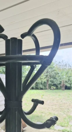 Porte-manteaux perroquet en rotin vert