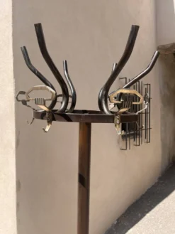 Porte manteaux perroquet vintage