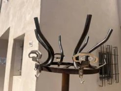 Porte manteaux perroquet vintage