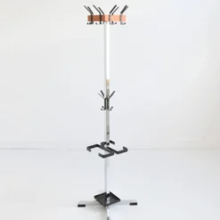 Porte manteaux / Porte parapluie scandinave sur pied 1950 vintage