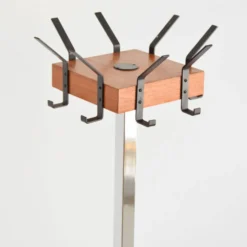 Porte manteaux / Porte parapluie scandinave sur pied 1950 vintage