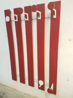 Portemanteaux vestiaire années 70