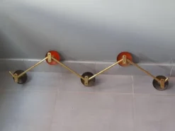 Portemanteau zigzag en métal