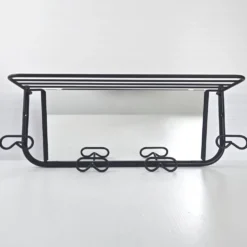 Portemateau & miroir vintage 1950