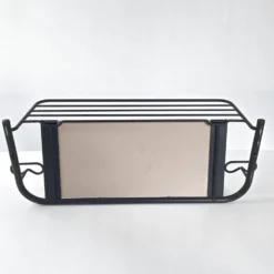 Portemateau & miroir vintage 1950