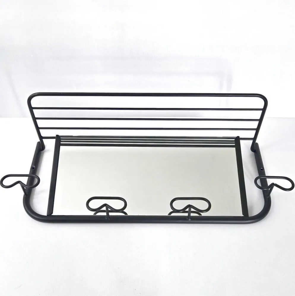 Portemateau & miroir vintage 1950