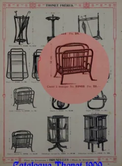 Porte-revues THONET N° 33 de 1904 - Secession viennoise -