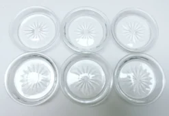 6 portes carafes à huile Baccarat 1916
