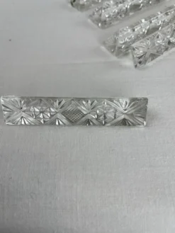 12 Portes couteaux en cristal