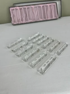 12 Portes couteaux en cristal