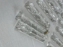 12 Portes couteaux en cristal